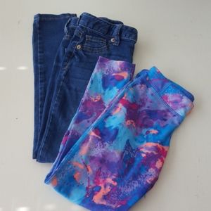 Cat & Jack Girl's Jeans & Champion Leggins - 6x